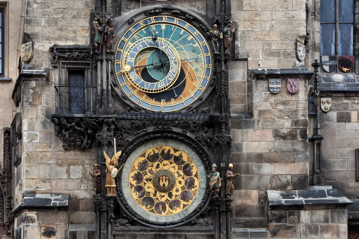 The Astronomical Clock at Old City Hall in Prague