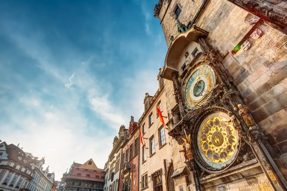 Town Hall Tower with iconic Astronomical Clock